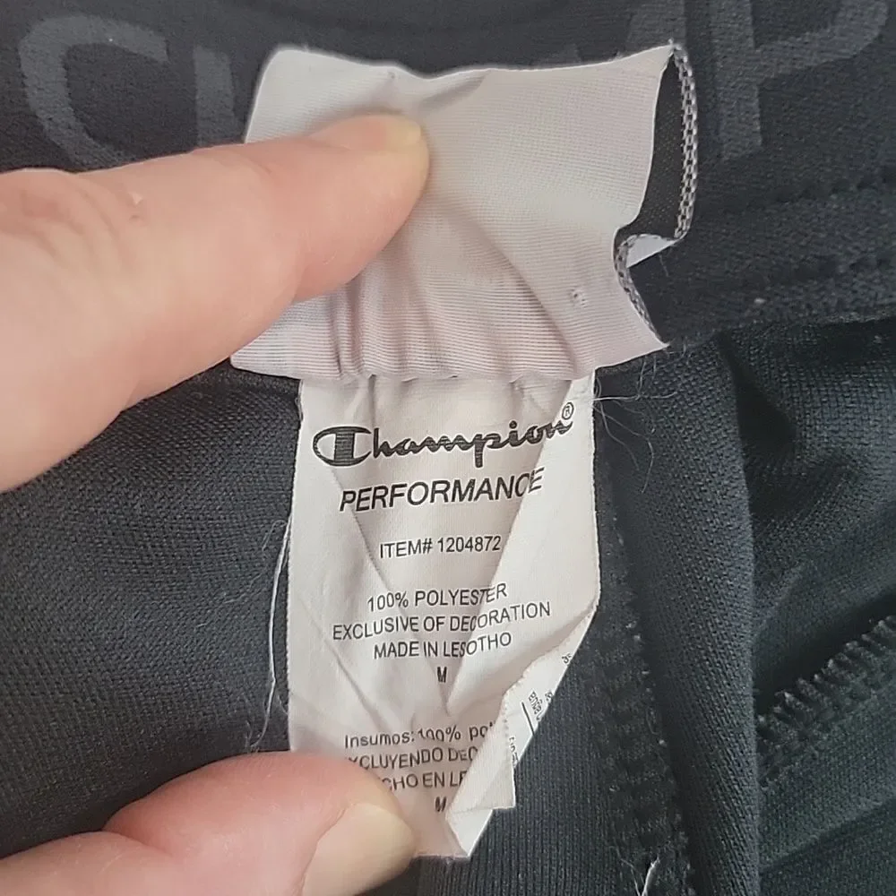 Champion Men's lounge/athletic pants in black Size M